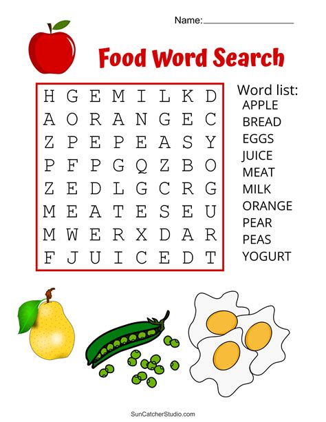 easy search a word puzzle.